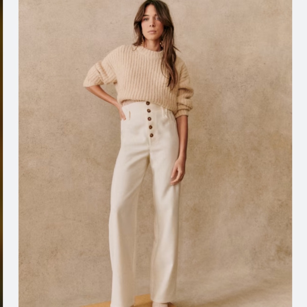 Sézane Jones Pants in wool blend